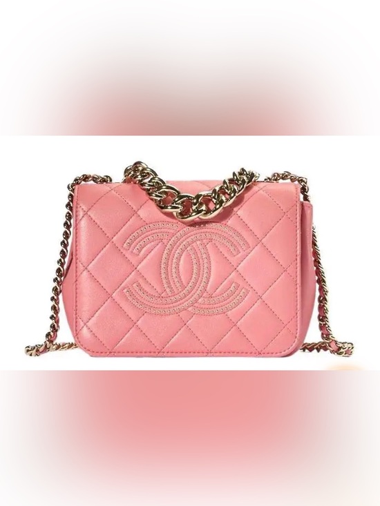 CHANEL Handbags - Chanel Beauty Begins Quilted Leather Shoulder Bag with Chain Strap